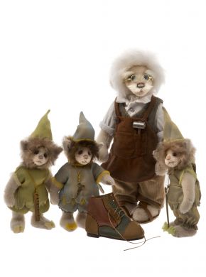 Charlie Bears ISABELLE COLLECTION ELVES AND THE SHOEMAKER